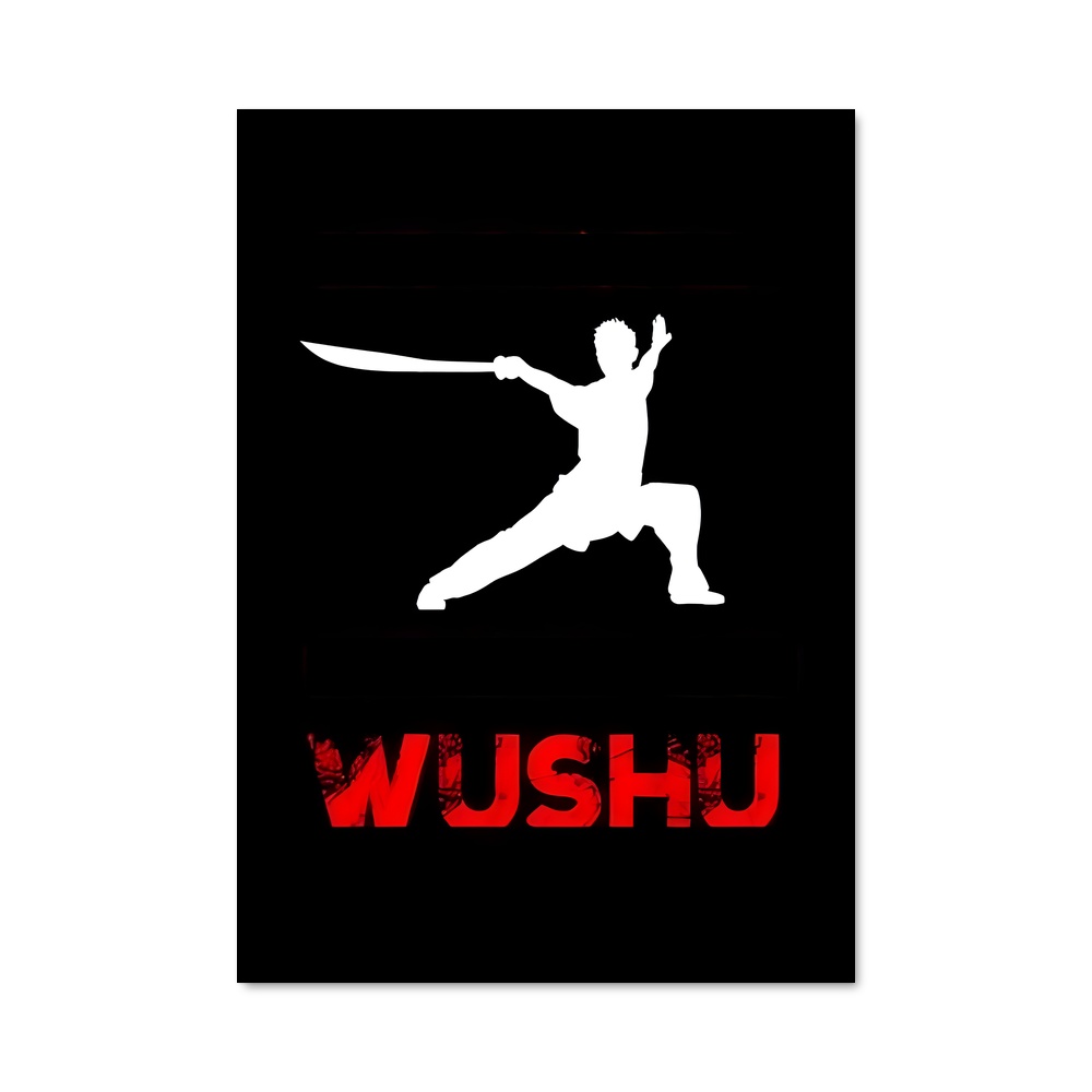 Poster L'Art du Wushu – affiche Kung Fu